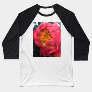 Outrageous Pink Peony Baseball T-Shirt